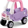 Little Tikes Princess Cozy Truck Ride-On, Pink Truck, 90cm x 45cm x 89cm