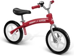 Radio Flyer Glide & Go Balance Bike, Toddler Ride On, Red Toddler Bike, Ages 2.5-5 Years