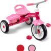 Radio Flyer Pink Rider Trike, Outdoor Toddler Tricycle, Tricycle for Toddlers Age 3-5, Toddler Bike
