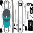 Roc Inflatable Stand Up Paddle Boards with Premium SUP Paddle Board Accessories, Wide Stable Design, Non-Slip Comfort Deck for Youth & Adults… (Ocean)