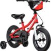 Schwinn Koen & Elm Toddler and Kids Bike, 12-Inch Wheels, Training Wheels Included, Boys and Girls Ages 2-9 Years Old, Red