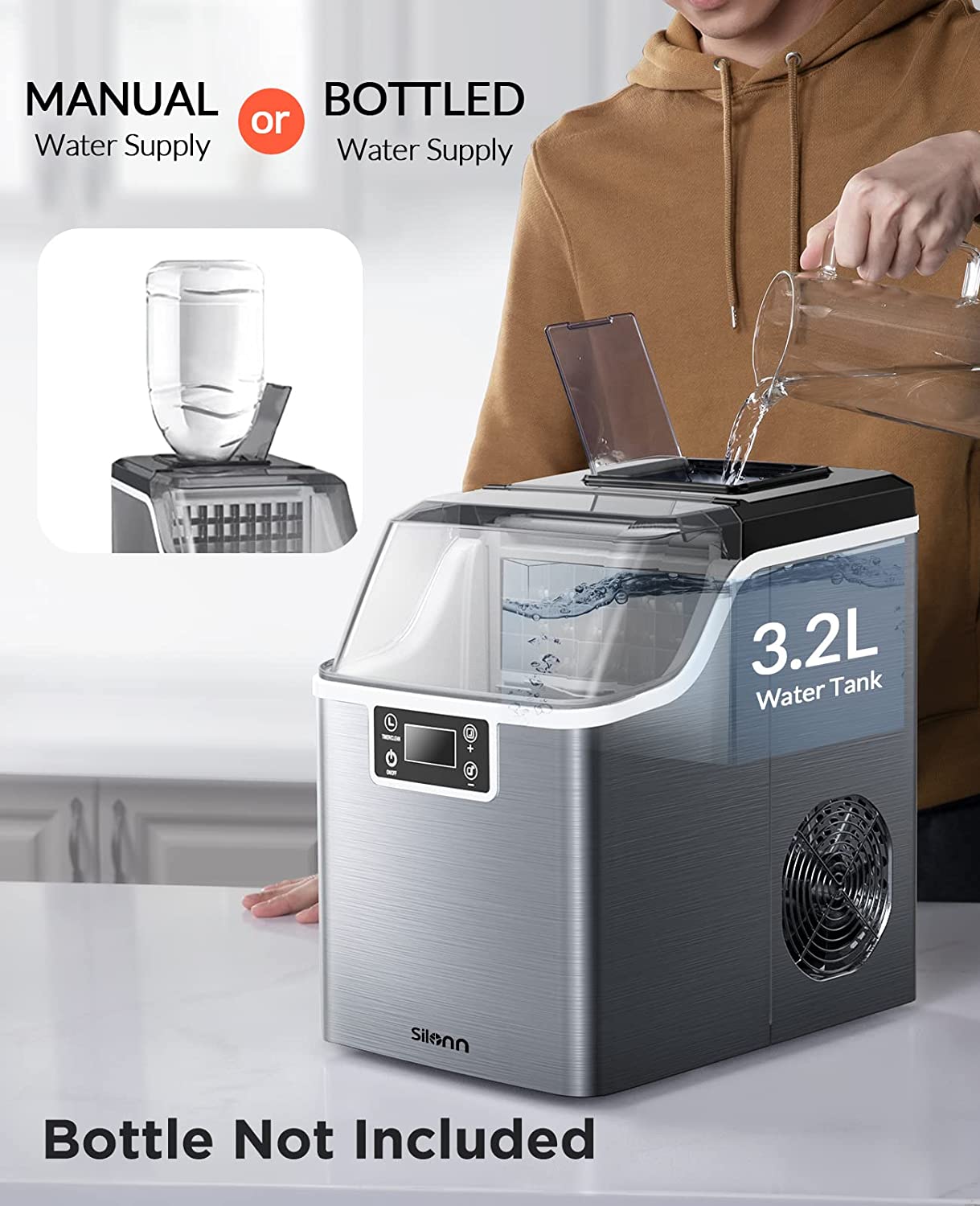 How To Setup And Use Silonn Countertop Ice Maker 