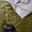 Sleepingo Double Sleeping Bag for Backpacking, Camping, Or Hiking. Queen Size XL! Cold Weather 2 Person Waterproof Sleeping Bag for Adults Or Teens. Truck, Tent, Or Sleeping Pad, Lightweight