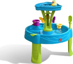 Step2 Summer Showers Splash Towercc| Kids Water Play Table with 8-Pc Water Toy Accessory Set