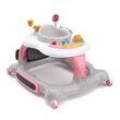 Storkcraft 3-in-1 Activity Walker and Rocker with Jumping Board and Feeding Tray, Interactive Walker with Toy Tray and Jumping Board for Toddlers and Infants, Pink