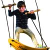 Swurfer Stand Up Tree Swing, Outdoor Swing - Swingset Outdoor for Kids with Adjustable Handles, Outdoor Swing for Kids, Outdoor Play, Durable, Weatherproof, Easy Installation, 200lbs, Ages 6 and Up, Brown/Green