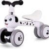 YGJT Baby Balance Bike for 1 Year Old Boy and Girl, Indoor Outdoor Non-Pedal Baby Walker Riding Toys for 10-36 Months Toddlers, Silent Wheels, 1st Birthday Gift, Kids First Bike Spotty Dog