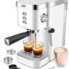 Gevi Espresso Machines 20 Bar Automatic Coffee Machine Cappuccino Coffee Maker with Milk Frother Wand, 40.58 OZ