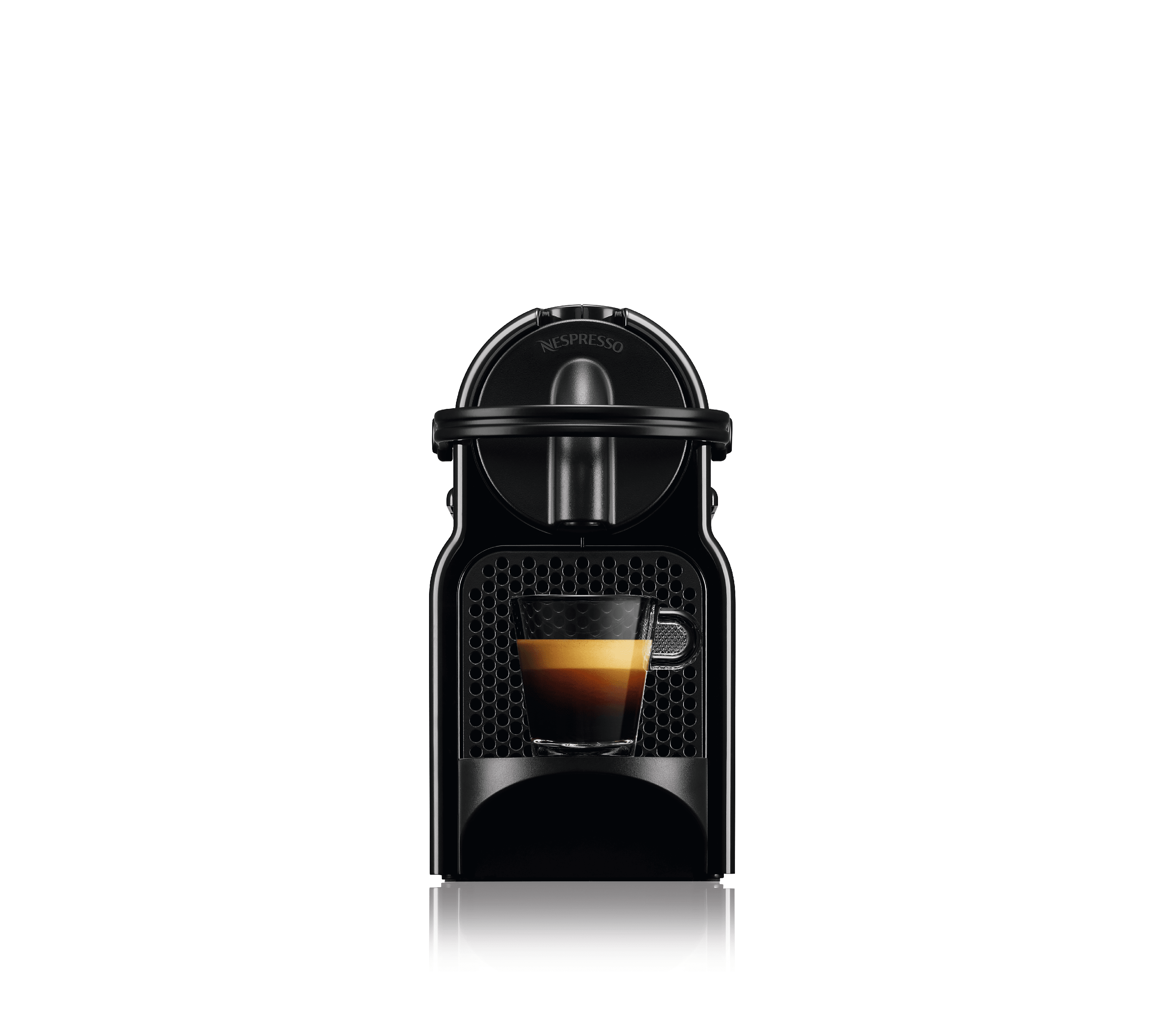 Nespresso Inissia Black Single-Serve Espresso Machine w/Milk Frother -  9000236
