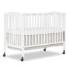 Dream On Me 2-in-1 Folding Full-Size Crib White