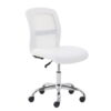 Mainstays Mid-Back, Vinyl Mesh Task Office Chair, White