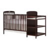 Dream On Me Anna 3-in-1 Full Size Crib and Changing Table Combo in Cherry