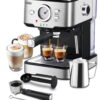 Gevi Espresso Machine with steamer 15 Bar Cappuccino Coffee Maker for Latte Mocha