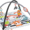 Fisher-Price 3-in-1 Music Glow and Grow Gym Infant Playmat with Lights & Removable Toys