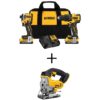 DEWALT DCK254E2WDCS331 20V MAX Lithium-Ion Brushless Cordless Combo Kit (2-Tool) and Cordless Jig Saw with (2) 1.7Ahr Batteries, Charger & Bag