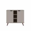 Manhattan Comfort Hampton Buffet Stand Cabinet, Off-White