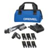 Dremel MM20V+MM485BU Multi-Max MM20V 20V Cordless Oscillating Multi-Tool Kit with Universal 1-1/8 in. Carbide Flush Cutting Blades (3-Piece)