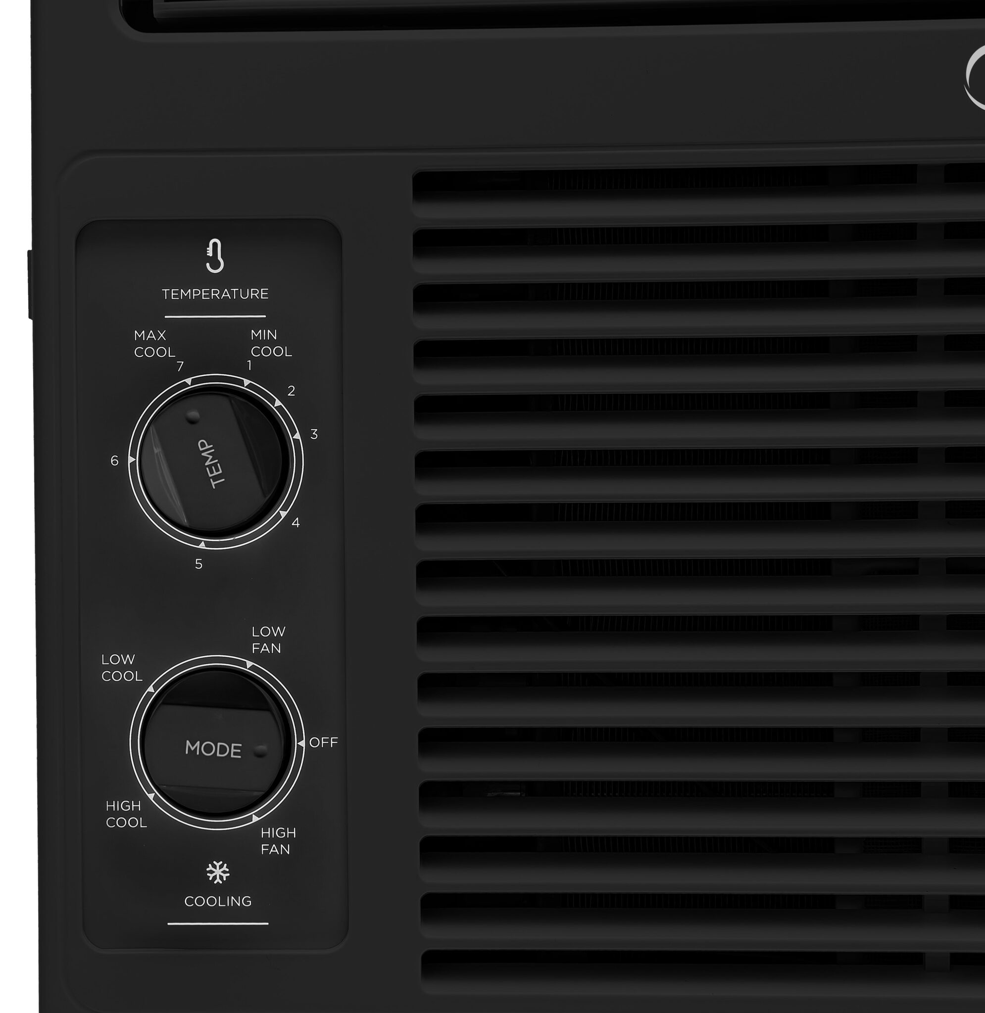 Midea 5,000 BTU 115V Mechanical Window Air Conditioner, Black