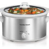 Hamilton Beach 4 Quart Oval Kitchen Countertop Slow Cooker, Model# 33140V