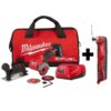 Milwaukee 2522-21XC-2426-20 M12 FUEL 12V 3 in. Lithium-Ion Brushless Cordless Cut Off Saw Kit with M12 Oscillating Multi-Tool
