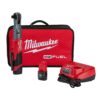Milwaukee 2558-22 M12 FUEL 12V Lithium-Ion Brushless Cordless 1/2 in. Ratchet Kit W/ (2) 2.0Ah Batteries, Charger & Tool Bag