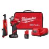 Milwaukee 2554-22-2457-20 M12 FUEL 12V Lithium-Ion Brushless Cordless Stubby 3/8 in. Impact Wrench Kit with M12 3/8 in. Ratchet