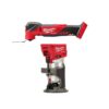Milwaukee 2836-20-2723-20 M18 FUEL 18V Lithium-Ion Cordless Brushless Oscillating Multi-Tool with FUEL Compact Router (2-Tool)