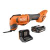 RIDGID R86241K 18V Cordless Oscillating Multi-Tool with 2.0 Ah Battery and Charger