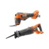 RIDGID R960261SB2N 18V Brushless 2-Tool Combo Kit with Reciprocating Saw and Multi-Tool (Tools Only)
