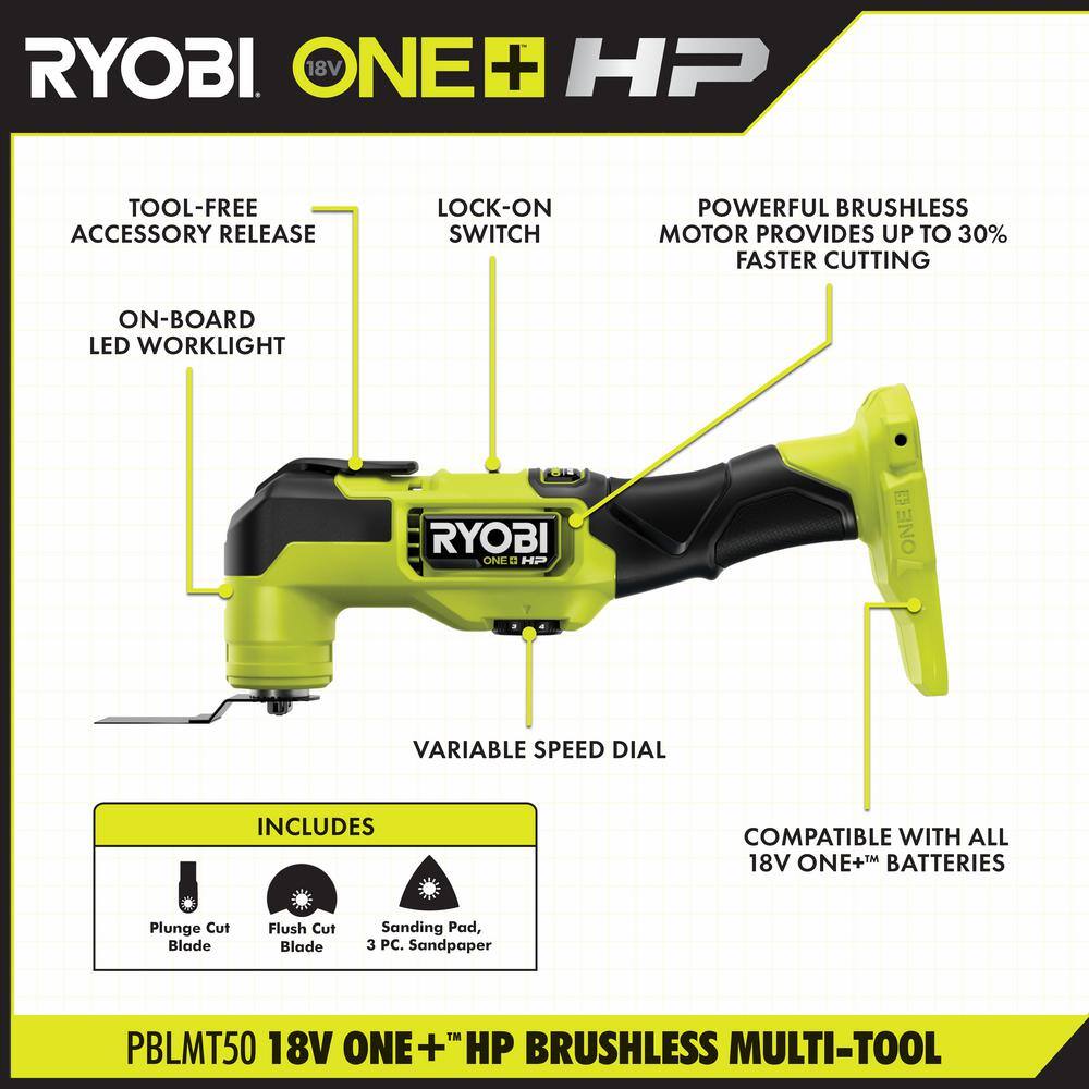 18V ONE+ Multi-Tool - RYOBI Tools