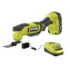 RYOBI PCL430K1 ONE+ 18V Cordless Multi-Tool Kit with 2.0 Ah Battery and Charger
