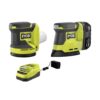 RYOBI PCL416K1-PCL406B ONE+ 18V Cordless 2-Tool Combo Kit with Corner Cat Finish Sander, 5 in. Random Orbit Sander, 4.0 Ah Battery and Charger