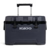 Igloo Overland 52 Qt Ice Chest Cooler with Wheels, Gray