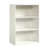 Sauder Beginnings 35" 3 - Shelf Standard Bookcase, Soft White Finish