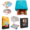 Kodak Step Mobile Instant Photo Printer Starter Bundle(Blue) for Ios & Android
