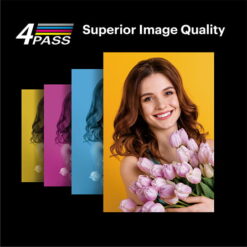 KODAK Mini 3 Retro 4PASS Portable Photo Printer (3x3 inches) + 8 Sheets,  Black