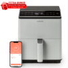 COSORI Dual Blaze 6.8-Quart Smart Air Fryer, Dual Heating Elements, Exclusive Bonus Items, Light Gray