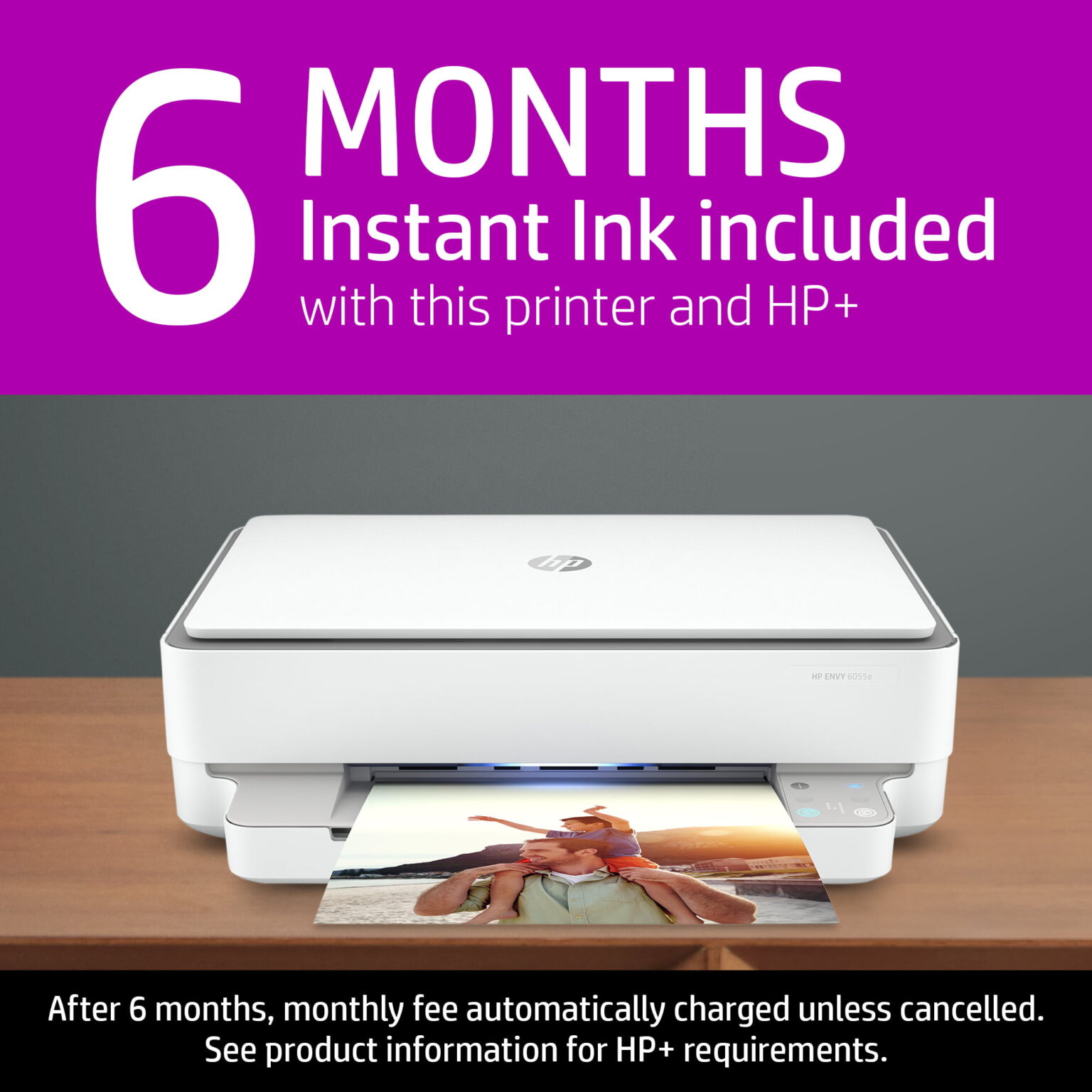 Hp Envy 6055e All In One Wireless Color Inkjet Printer 6 Months Free Instant Ink With Hp 5616