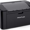 Monochrome Wireless with Mobile Printing, Pantum P2502W Wireless Laser Printer Home Office Use, Black Printer with Mobile Printing (V8V77B)