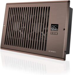 AC Infinity AIRTAP T6, Quiet Register Booster Fan with Thermostat Control. Heating Cooling AC Vent. Fits 6