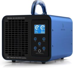 Airthereal MA10K-PRODIGI Digital Ozone Generator 10,000mg/hr High Capacity O3 Machine, Odor Remover Ionizer - Adjustable Settings for Any Size Room, Blue