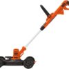 BLACK+DECKER Electric Lawn Mower, String Trimmer, Edger, 3-in-1, Corded (BESTA512CM)