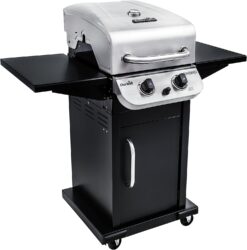 Char-Broil 463673519 Performance Series 2-Burner Cabinet Liquid Propane Gas Grill, Stainless Steel