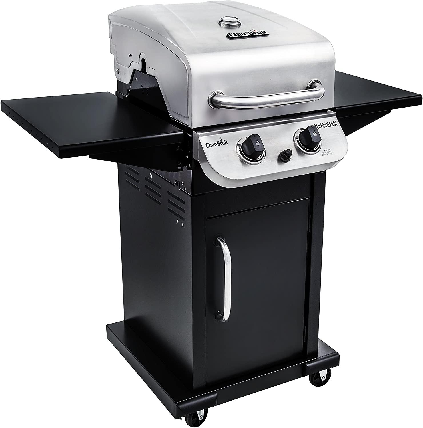 Char-Broil 463673519 Performance Series 2-Burner Cabinet Liquid Propane Gas Grill, Stainless Steel Char-Broil 463673519 Performance Series 2-Burner Cabinet Liquid Propane Gas Grill, Stainless Steel