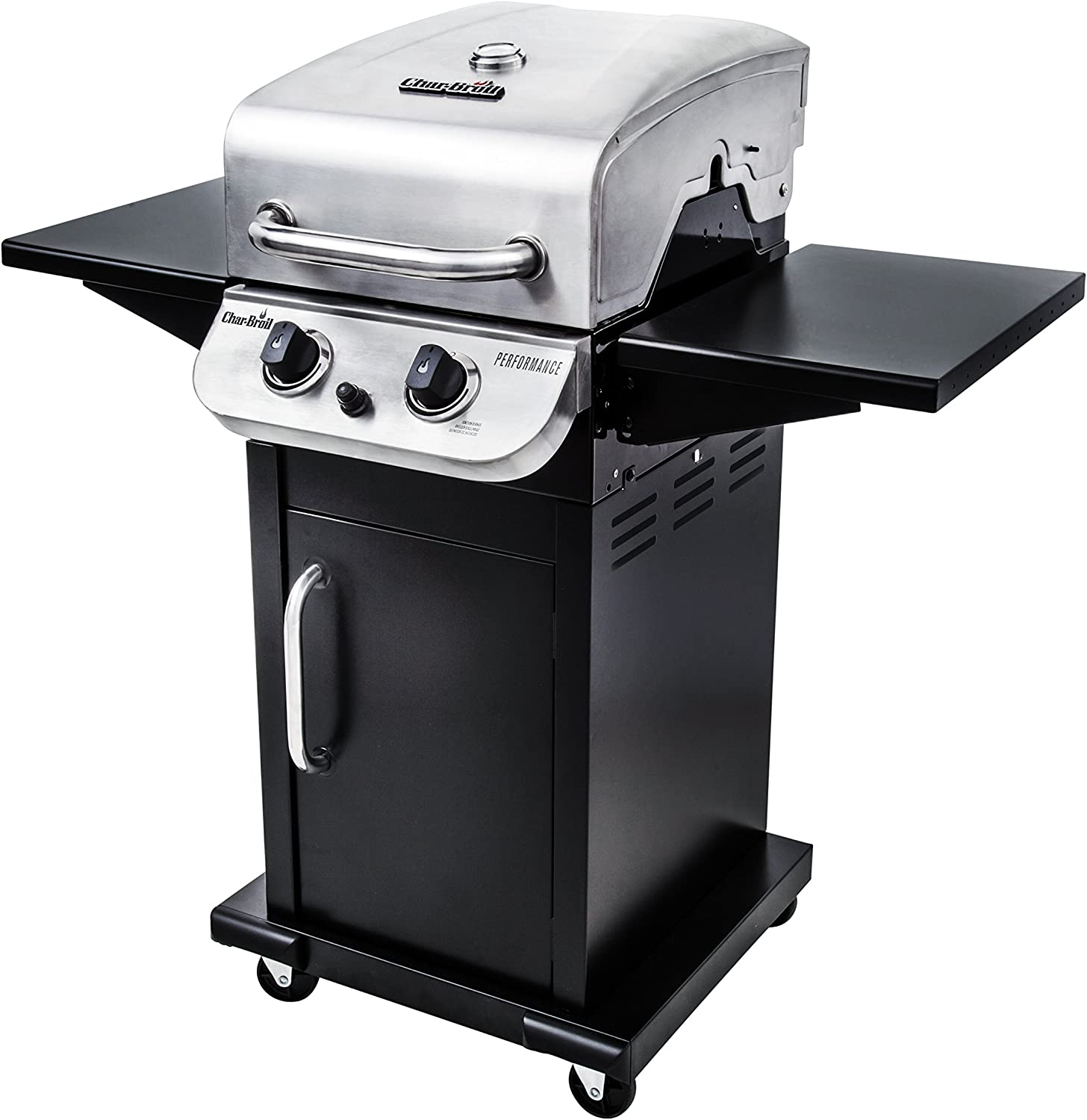 Char-Broil 463673519 Performance Series 2-Burner Cabinet Liquid Propane Gas Grill, Stainless Steel10