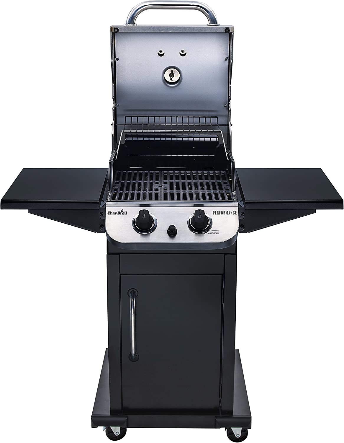 Char-Broil 463673519 Performance Series 2-Burner Cabinet Liquid Propane Gas Grill, Stainless Steel3