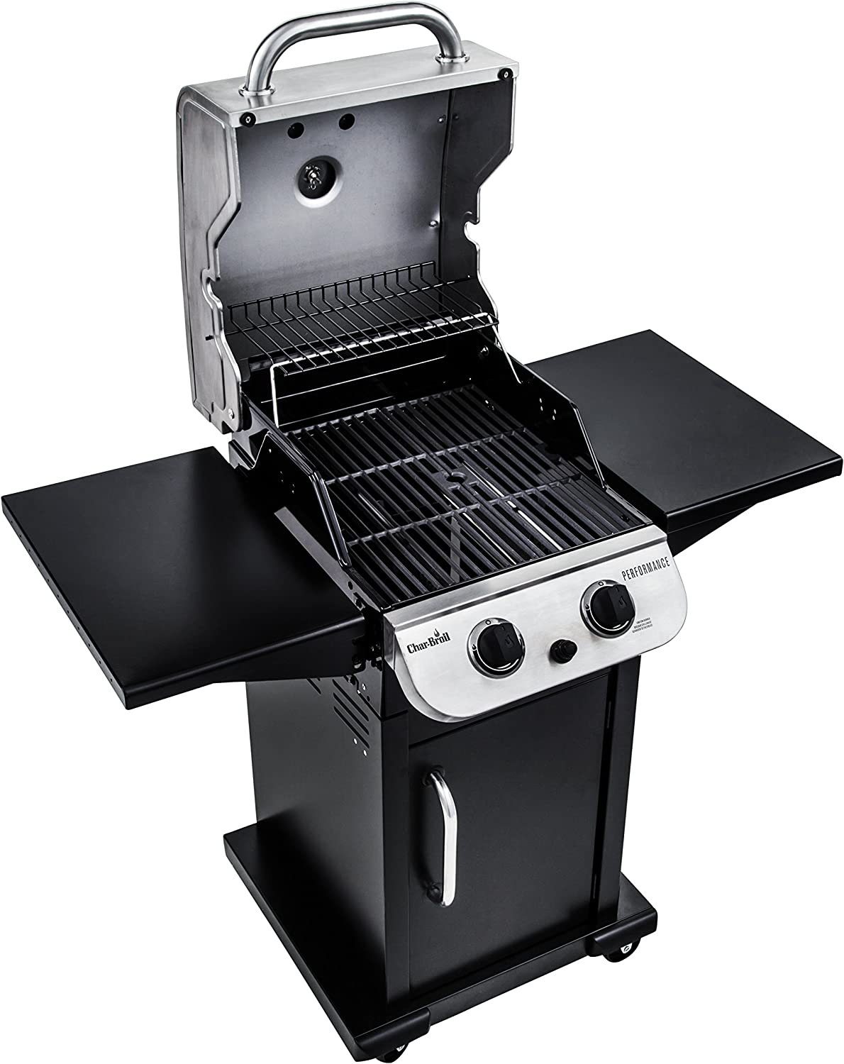 Char-Broil 463673519 Performance Series 2-Burner Cabinet Liquid Propane Gas Grill, Stainless Steel4