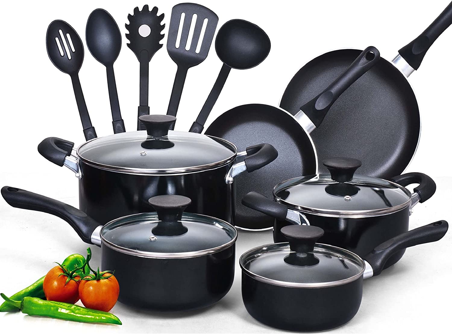  Cook N Home Pots and Pans Nonstick Cooking Set