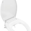 Delta Faucet Refresh Elongated Bidet Toilet Seat, Bidet Attachment for Toilet, Elongated Toilet Bidet, Elongated Toilet Seat, Bidet Sprayer, Toilet Water Spray, White 833004-WH