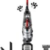 Eureka FloorRover Bagless Upright Pet Vacuum Cleaner, Swivel Steering for Carpet and Hard Floor, Grey and Red